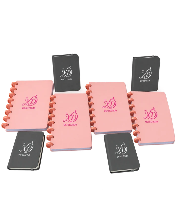 Agendas personalizadas con DTF UV